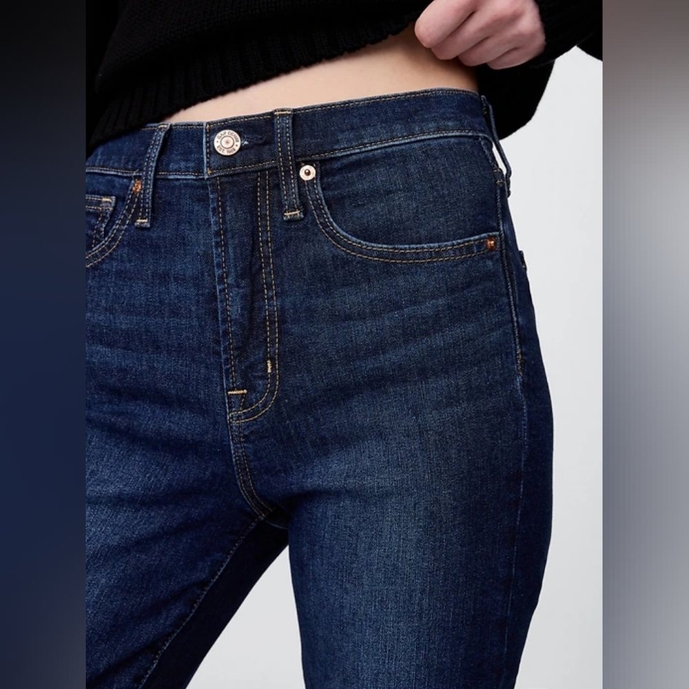 Gap Curvy True Skinny Indigo Dark Wash Jeans - Picture 7 of 16